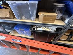 MEDIUM DUTY SHELVING UNIT WITH CONTENTS