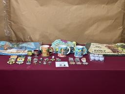 LOT CONSISTING OF ASSORTED BEACH-THEMED SOUVENIRS