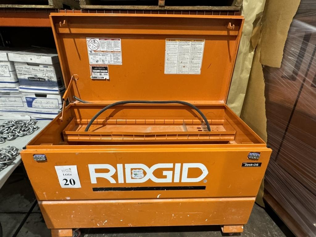 RIGID 2048-OS ON-SITE STEEL STORAGE CHEST