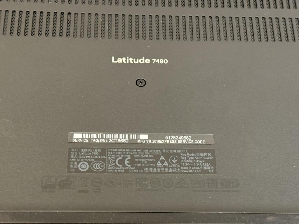 Dell Latitude 7490  core i5-8th 256gb ssd,8gb ram