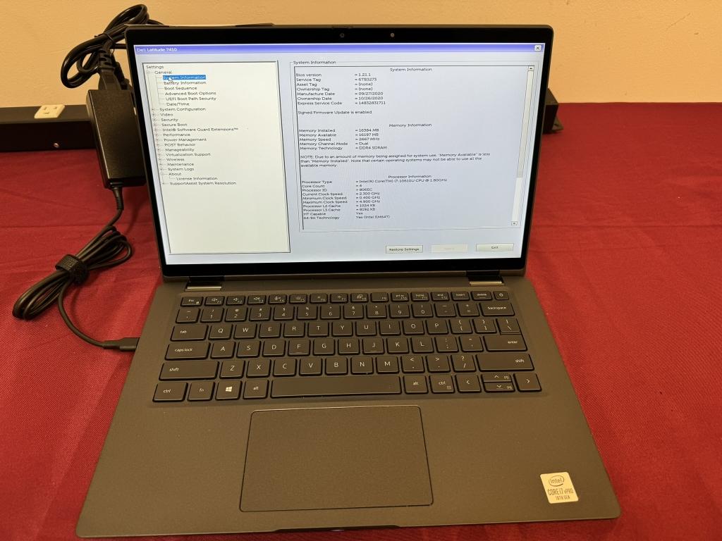 Dell Latitude 7410, i7 10th, 16GB RAM, 512GB SSD