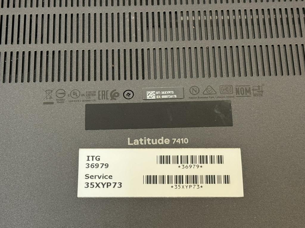 Dell Latitude 7410, i7 10th, 16GB RAM, 512GB SSD