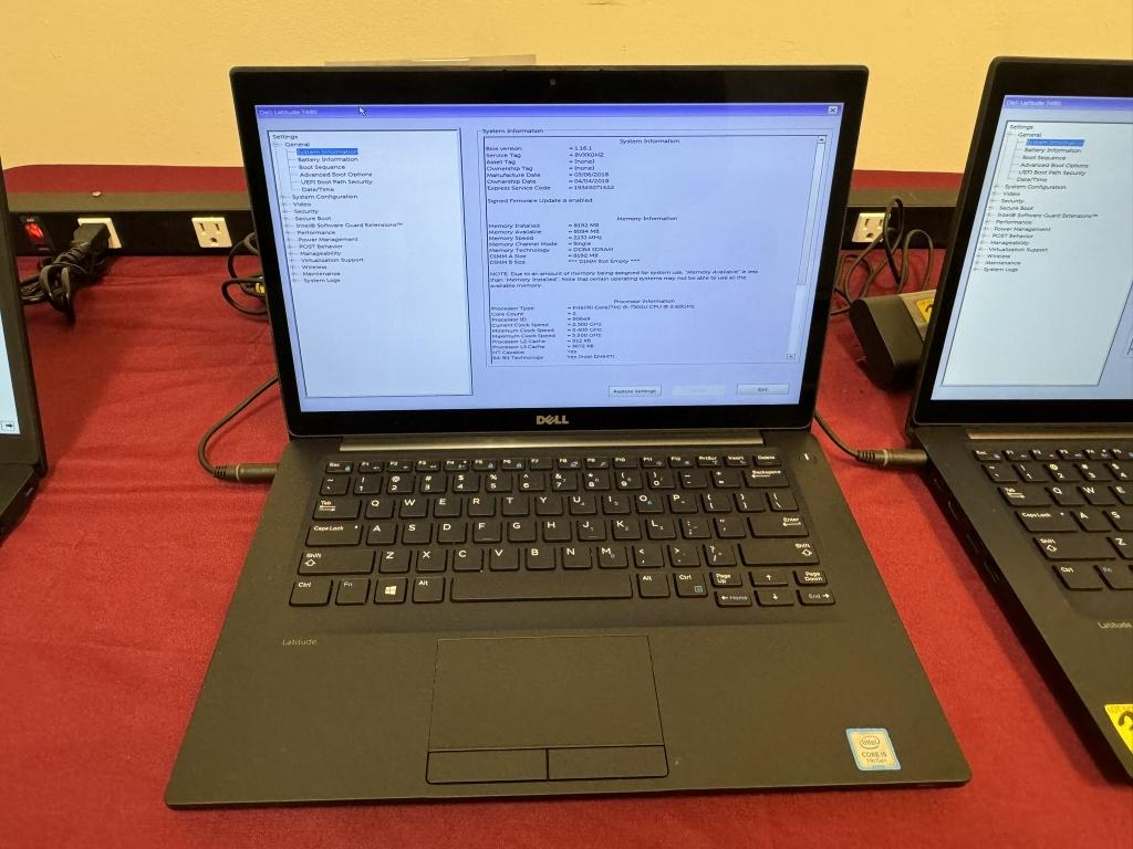 Dell Latitude 7480  Core i5-7th 256GB SSD,8GB RAM