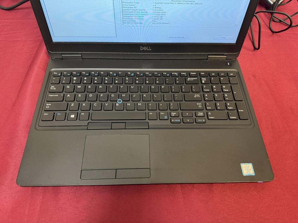 Dell Latitude 5590 Core i7-8th,16GB RAM 512GB SSD