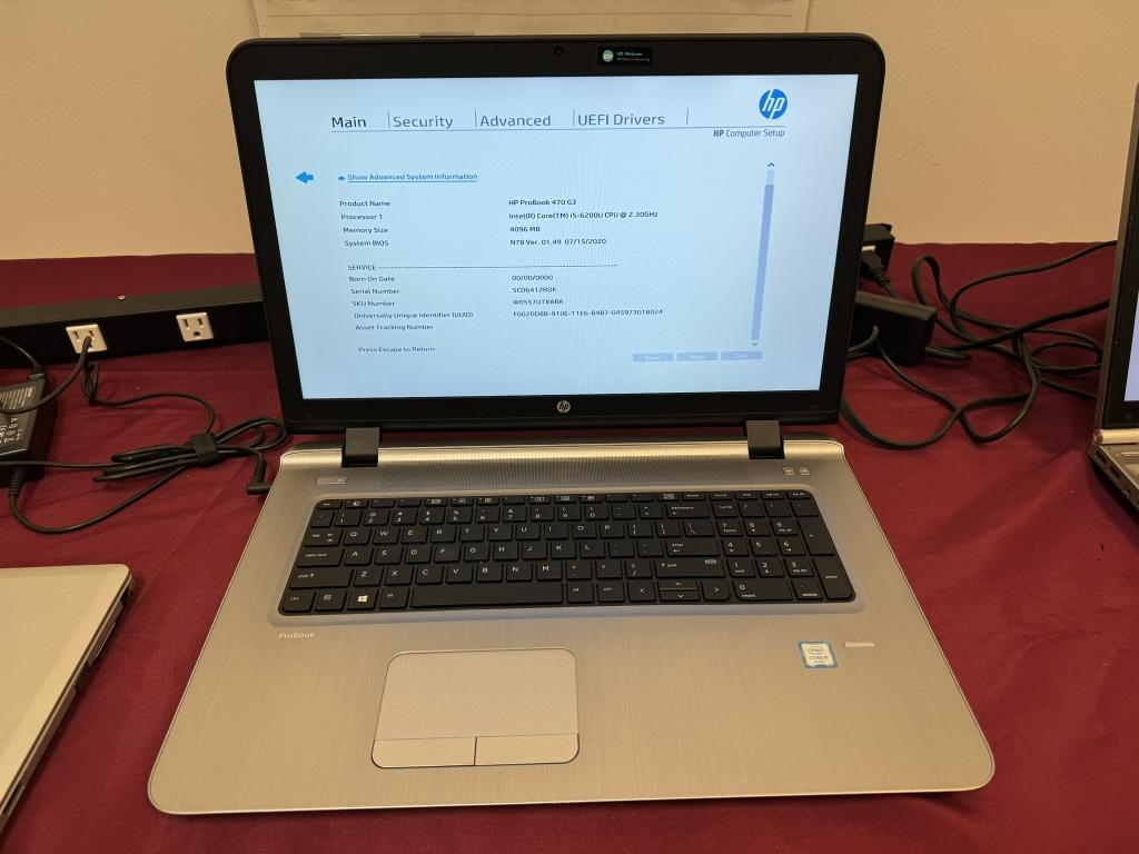 HP PROBOOK 470 G3 CORE I5-6th 4GB RAM,512 GB