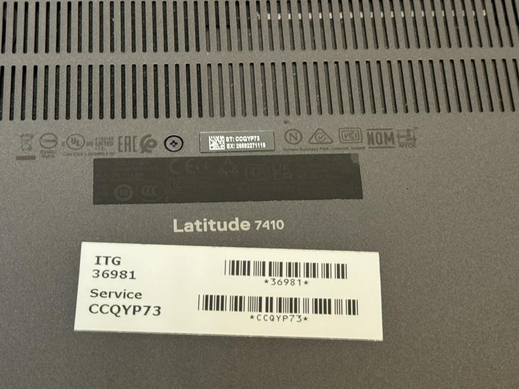 Dell Latitude 7410, i7 10th, 16GB RAM, 512GB SSD