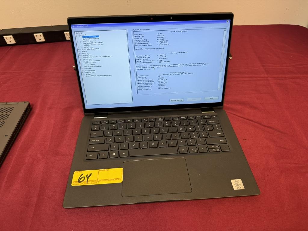 Dell Latitude 7410, i7 10th, 16GB RAM, 512GB SSD