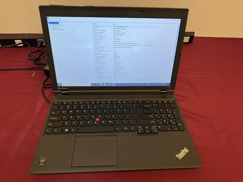 Lenovo ThinkPad L540 15.6" i5-5th,8GB RAM 256GB