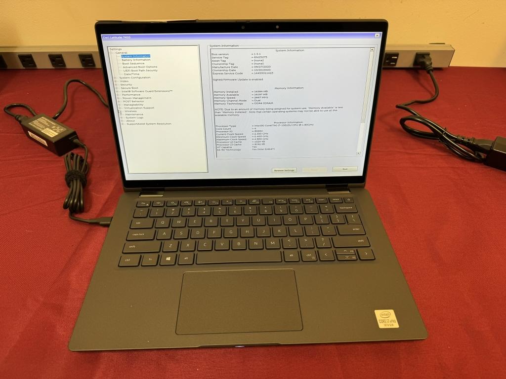 Dell Latitude 7410 , i7 10th, 16GB RAM, 512GB SSD