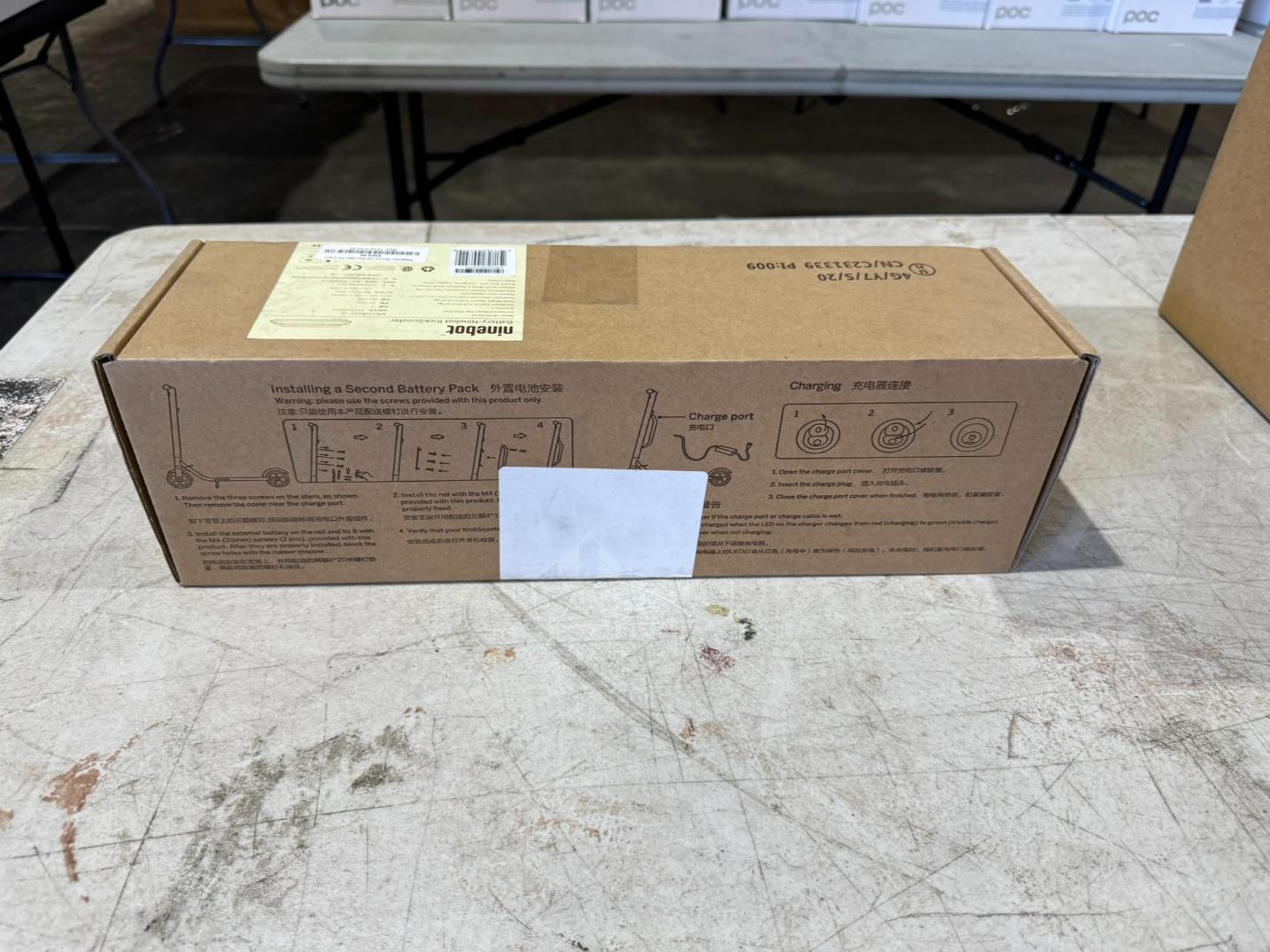 NINEBOT BATTERY KICKSCOOTER (NEW IN BOX)