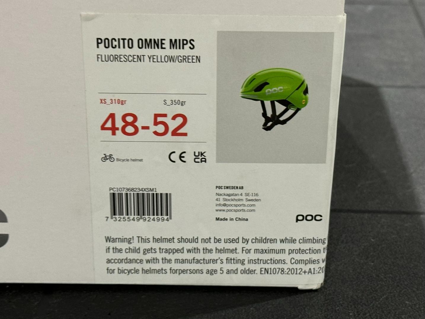 POC POCITO OMNE MIPS HELMET (NEW IN BOX)