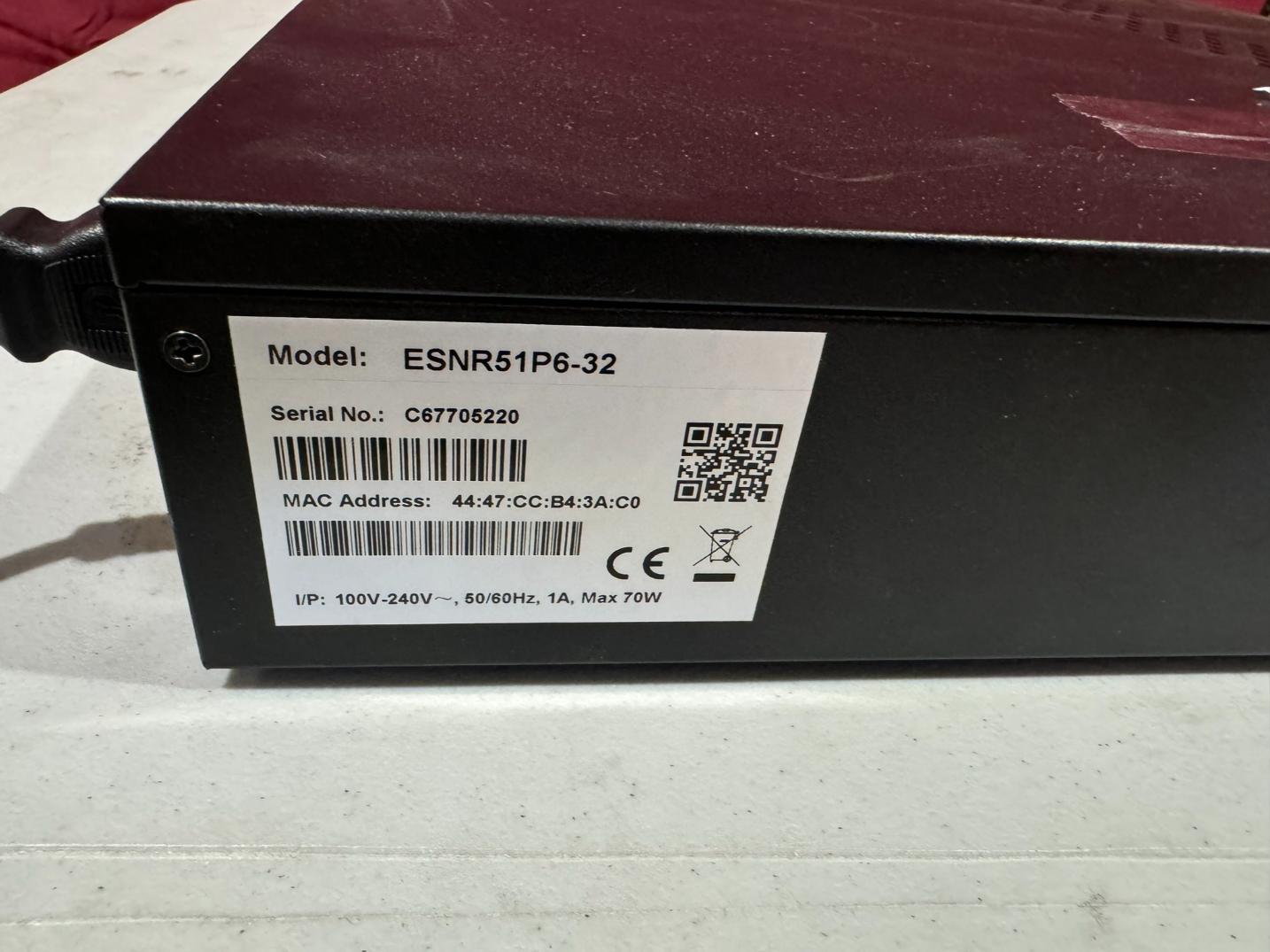 EPCOM NVR MODEL ESNR51P6-32