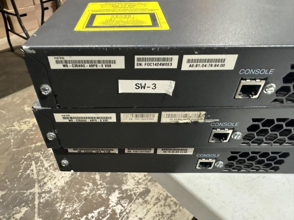 CISCO CATALYST WS-C3560G-48PS-S 48-PORT POE