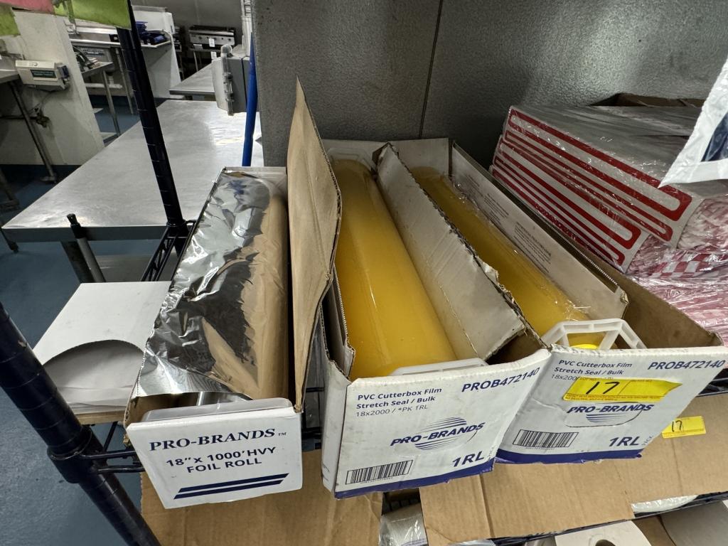 LOT CONSISTING OF CONTENTS ON METRO RACK