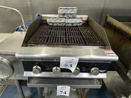VOLLRATH 24" CHAR BROILER (GAS) 4 BURNER GRIL