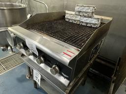 VOLLRATH 24" CHAR BROILER (GAS) 4 BURNER GRIL
