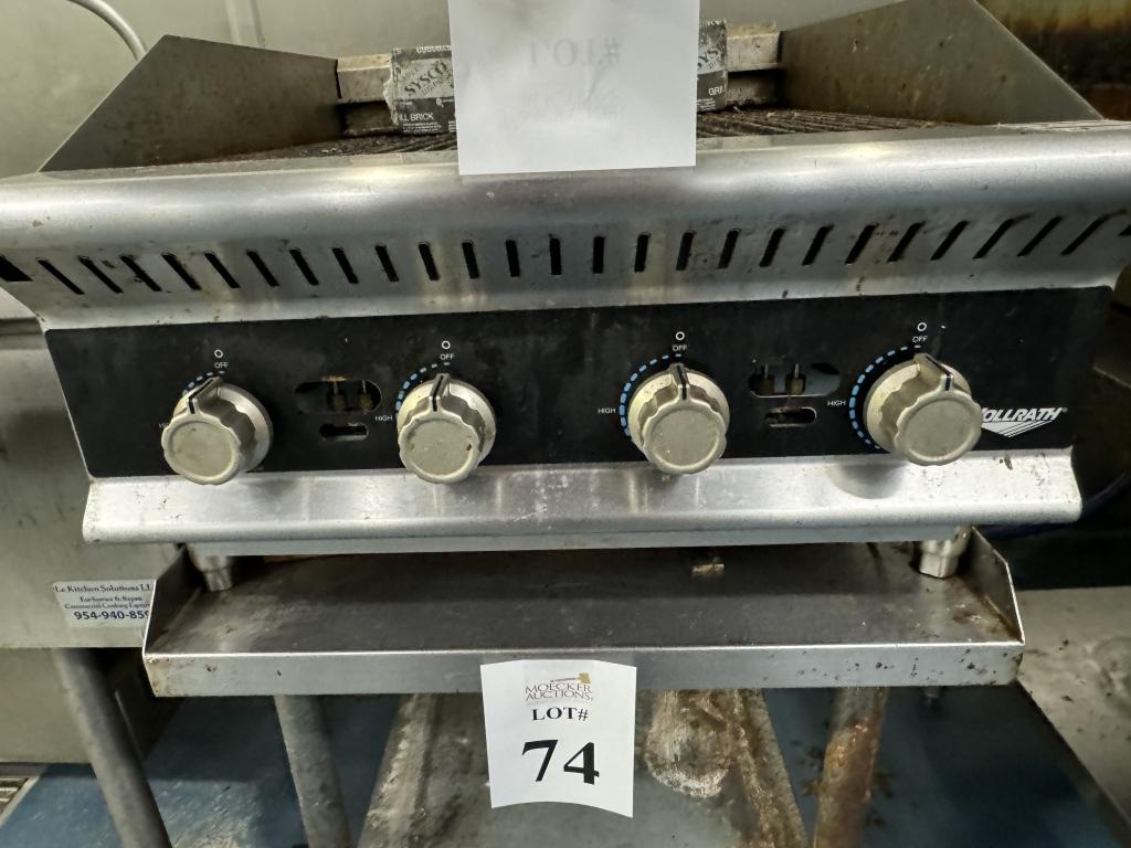 VOLLRATH 24" CHAR BROILER (GAS) 4 BURNER GRIL