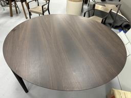 LARGE ROUND WOOD TABLE