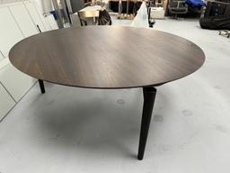 LARGE ROUND WOOD TABLE