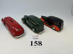 ERTL DIECAST PIGGY BANKS WITH KEYS
