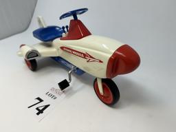 XONEX 1:3 SCALE DIECAST ATOMIC MISSILE PEDAL CAR