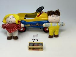 XONEX DIECAST CAMPBELL'S SOUP PEDAL CAR
