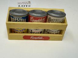 XONEX DIECAST CAMPBELL'S SOUP PEDAL CAR