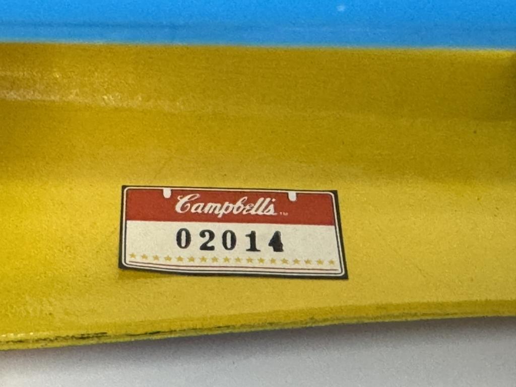 XONEX DIECAST CAMPBELL'S SOUP PEDAL CAR