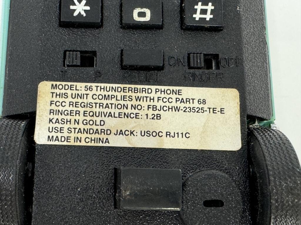 1956 FORD THUNDERBIRD PUSH BUTTON PHONE