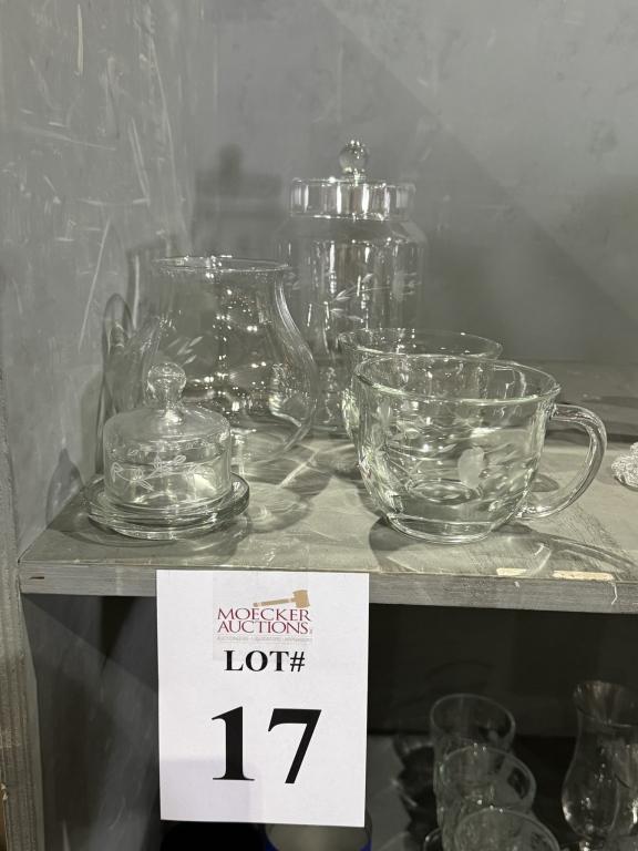 LOT CONSISTING OF ASSORTED PRINCESS HOUSE HERITAGE GLASSWARE