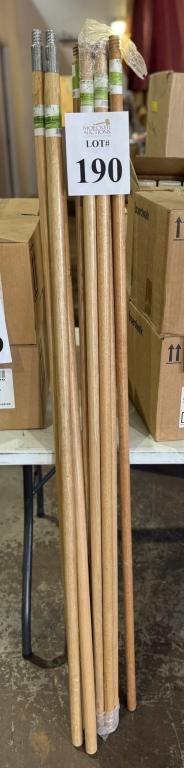 LOT CONSISTING OF THREADED HANDLES 60"