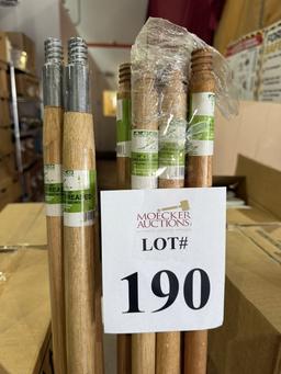 LOT CONSISTING OF THREADED HANDLES 60"