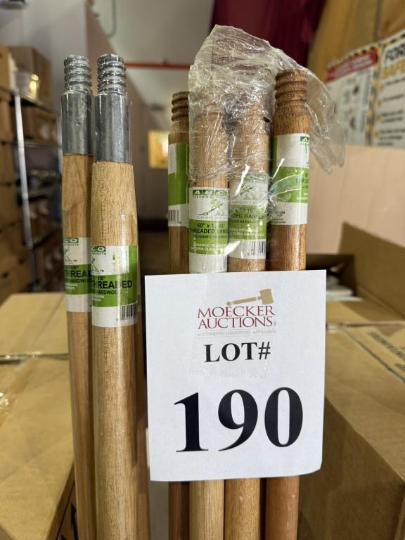 LOT CONSISTING OF THREADED HANDLES 60"