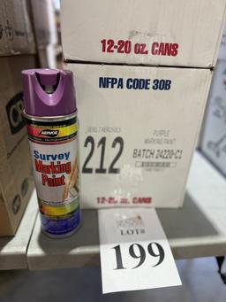 BOXES OF AERVOE PURPLE MARKING PAINT