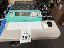 LOT CONSISTING OF ASSORTED KEYBOARDS AND MOUSES