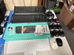LOT CONSISTING OF ASSORTED KEYBOARDS AND MOUSES