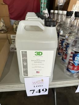 3D ALL PURPOSE ORGANIC SANITIZING SPRAY 1 GAL.