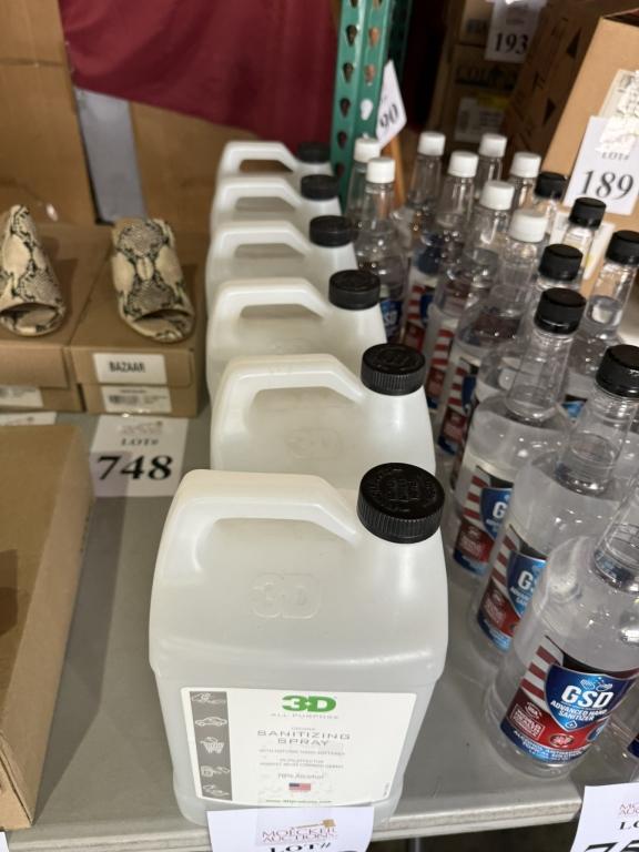 3D ALL PURPOSE ORGANIC SANITIZING SPRAY 1 GAL.