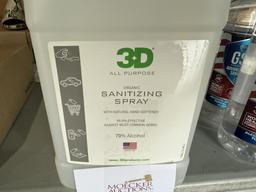 3D ALL PURPOSE ORGANIC SANITIZING SPRAY 1 GAL.