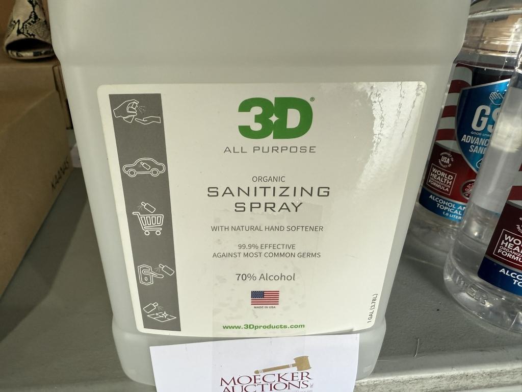 3D ALL PURPOSE ORGANIC SANITIZING SPRAY 1 GAL.