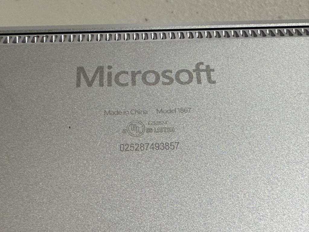 MICROSOFT 1867 SURFACE LAPTOP