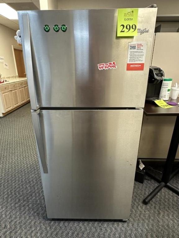 WHIRLPOOL STAINLESS STEEL REFRIGERATOR