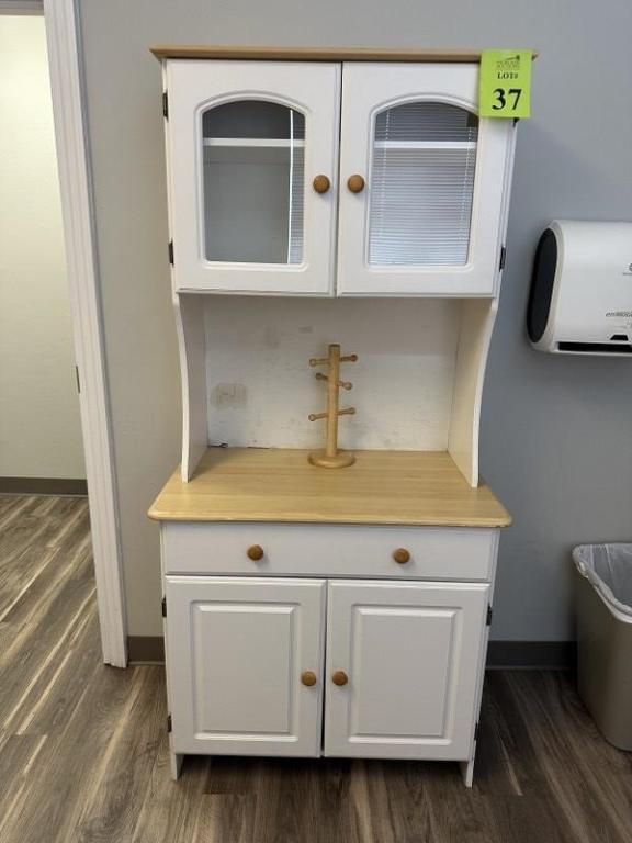 FREESTANDING KITCHEN BUFFET WITH HUTCH
