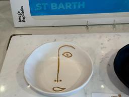 FANCY HOME COLLECTION BOWL FACE CERAMIC SET