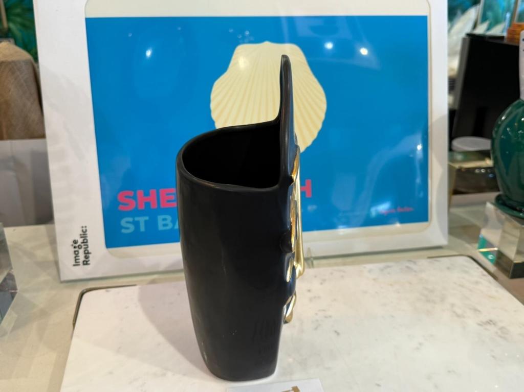 FANCY HOME COLLECTION VASE FACE CERAMIC