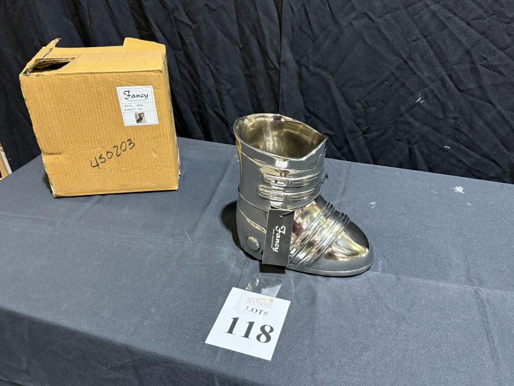 CHAMPAGNE COOLER SKI BOOT (NICKLE)