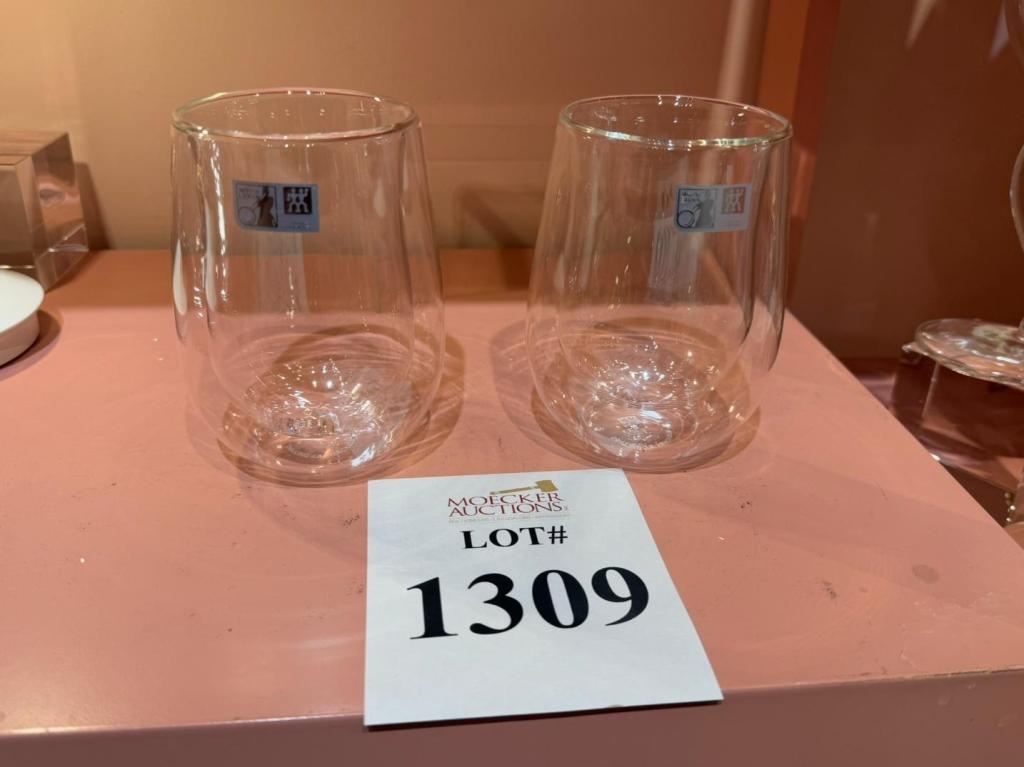 ZWILLING J.A. HENCKELS STEMLESS WHITE SET