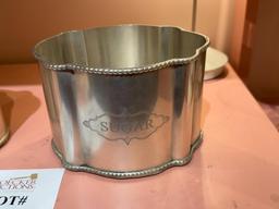 WINWARD SILVERPLATED VASE CONTAINER