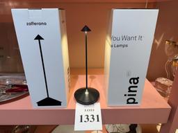 ZAFFERANO PINA PRO TABLE LAMP (BLACK)