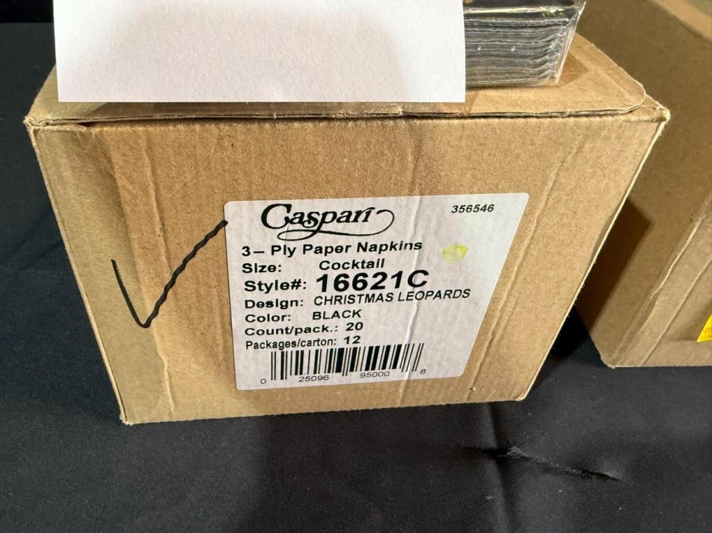 LOT CONSISTING OF CASPARI PLY PAPER NAPKINS